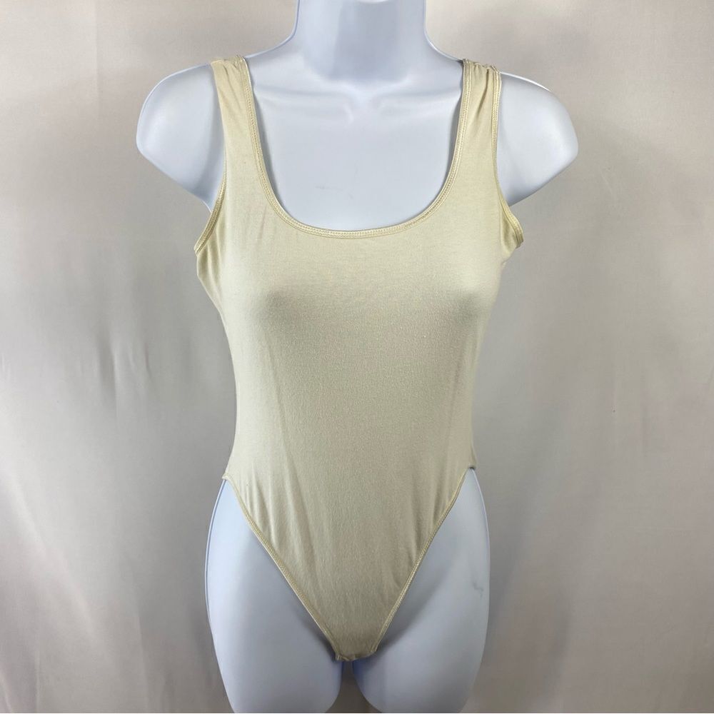 Vintage Ann Taylor Loft cream bodysuit Size small